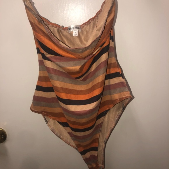 Striped bodysuit - Picture 1 of 1